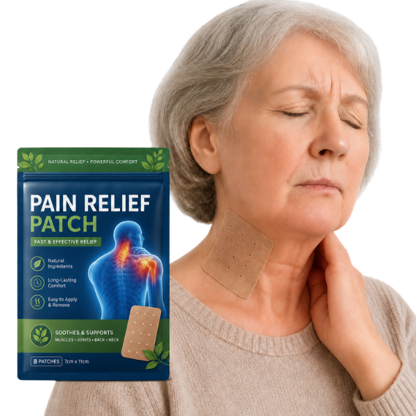 Parche Natural para Alivio del Dolor de Cuello y Hombros